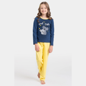 Pijama Infantil Manga Longa Feminino Coala